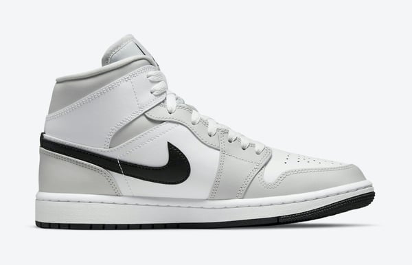 Air Jordan 1 Mid ?Light Smoke Grey?  Bq6472-015 - Image 6