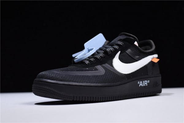 Off-White Nike Air Force 1 Low Black Ao4606-001 - Image 28