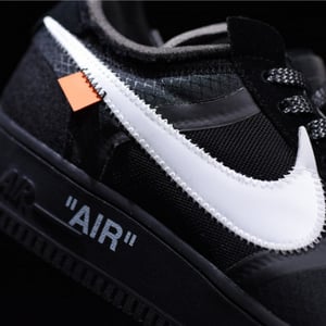 Off-White Nike Air Force 1 Low Black Ao4606-001 - Image 11