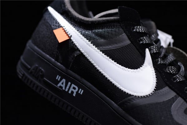 Off-White Nike Air Force 1 Low Black Ao4606-001 - Image 11