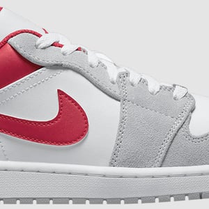 Nike Air Jordan 1 Low SE ?Light Smoke Grey Gym Red? DC6991-016 - Image 4
