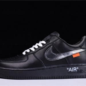 Off-White X Nike Air Force 1 07 Low Black Av5210-001