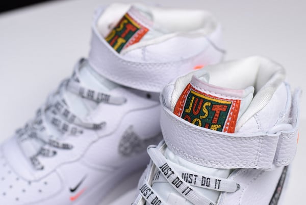 Nike Air Force 1 Mid Just Do It Bq6474-100 - Image 19