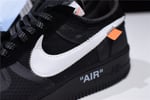 Off-White Nike Air Force 1 Low Black Ao4606-001 - Image 8