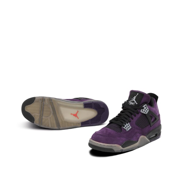 Air Jordan 4 X Travis Scott Joint Purple Friends And Family - Image 3