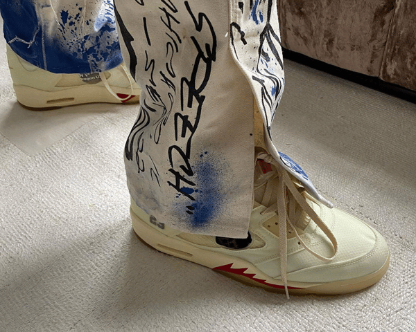 Off-White Air Jordan 5 Ice Cream Colorway Ct8480-002 - Image 16