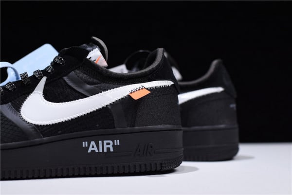 Off-White Nike Air Force 1 Low Black Ao4606-001 - Image 22