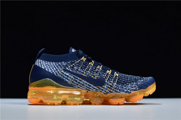 Nike Air Vapormax Flyknit 3 Navy Orange Aj6900-400 - Image 7