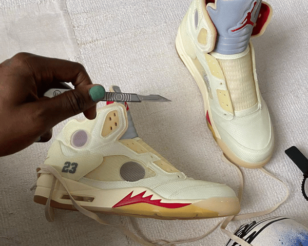 Off-White Air Jordan 5 Ice Cream Colorway Ct8480-002 - Image 18