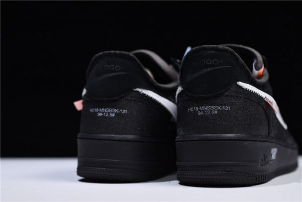 Off-White Nike Air Force 1 Low Black Ao4606-001 - Image 29