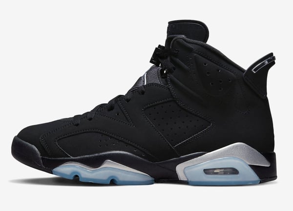 Air Jordan 6 Retro Chrome Metallic Silver Dx2836-001 - Image 5