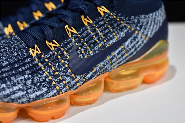 Nike Air Vapormax Flyknit 3 Navy Orange Aj6900-400 - Image 12