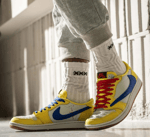 Jordan 1 Retro Low OG SP Travis Scott Canary DZ4137-700 Unisex - Image 4