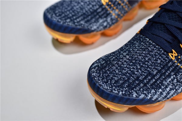 Nike Air Vapormax Flyknit 3 Navy Orange Aj6900-400 - Image 4