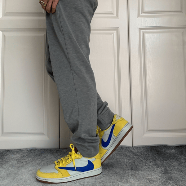 Jordan 1 Retro Low OG SP Travis Scott Canary DZ4137-700 Unisex - Image 6
