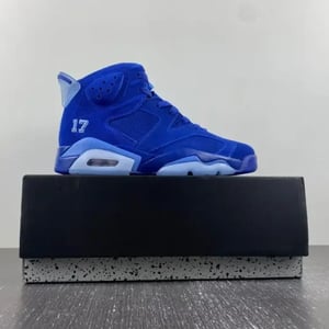 Air Jordan 6 UNC Tar Heels Six Championships PE - Image 7
