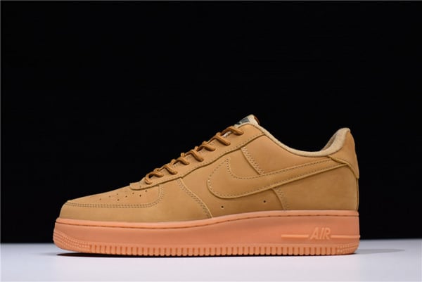 Nike Air Force 1 07 Wb Flax/Flax-Gum Wheat Basketball Shoes Aa4061-200