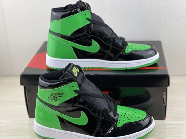 Air Jordan 1 High Og ?Patent Black Green? - Image 2