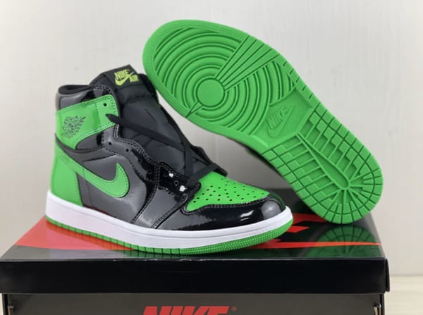 Air Jordan 1 High Og ?Patent Black Green? - Image 7