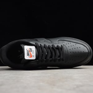 Nike Air Force 1 Velcro Swoosh Pack Black Ah8462-002 - Image 2