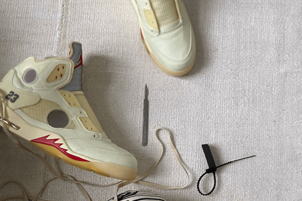 Off-White Air Jordan 5 Ice Cream Colorway Ct8480-002 - Image 17