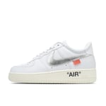 Nike Air Force 1'07 Off White White Sail Silver Metallic Ao4297-100