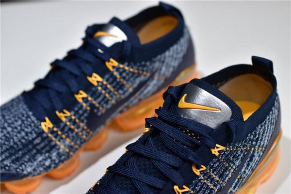 Nike Air Vapormax Flyknit 3 Navy Orange Aj6900-400 - Image 5