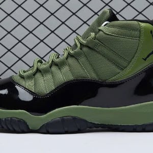 Air Jordan 11 Retro Army Green Black CT8012 300 - Image 3