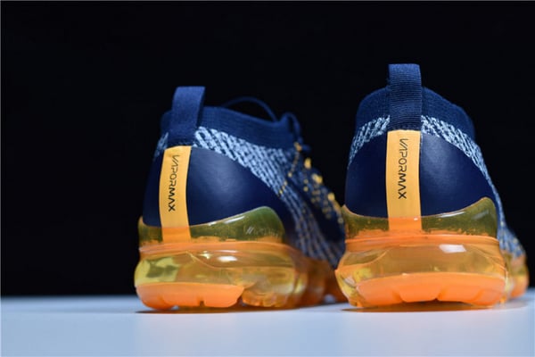 Nike Air Vapormax Flyknit 3 Navy Orange Aj6900-400 - Image 2
