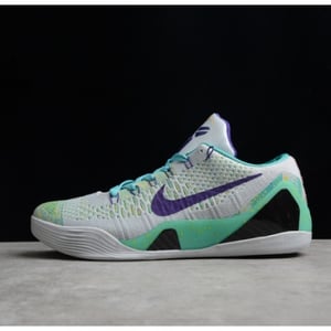 Nike Kobe 9 Grey Green Purple 630487-005 - Image 2