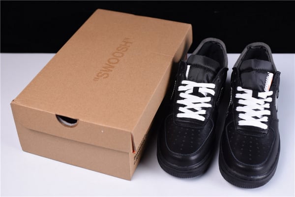 Off-White X Nike Air Force 1 07 Low Black Av5210-001 - Image 20