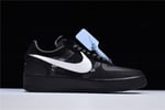 Off-White Nike Air Force 1 Low Black Ao4606-001 - Image 4
