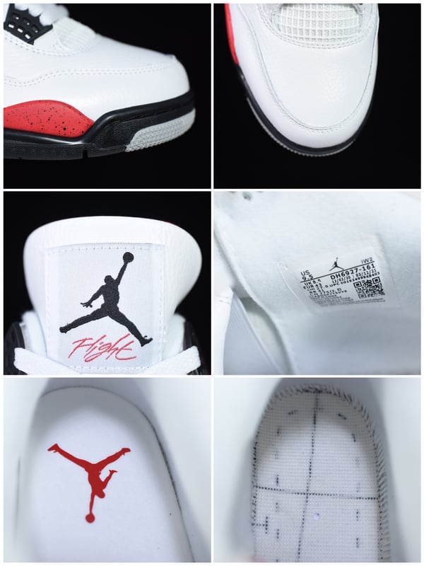 Jordan Air Jordan 4 "Retro White Black Red" - Image 9