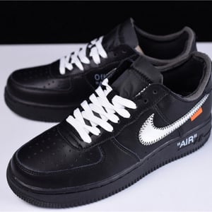 Off-White X Nike Air Force 1 07 Low Black Av5210-001 - Image 15