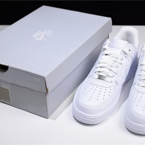 Nike Air Force 1 07 All Triple White Classic Shoes Sneakers Af1 315122-111 - Image 5