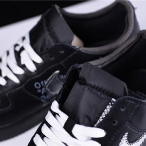 Off-White X Nike Air Force 1 07 Low Black Av5210-001 - Image 4