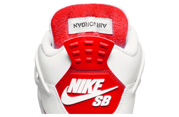 Nike Sb X Air Jordan 4 Varsity Red 2025 - Image 3