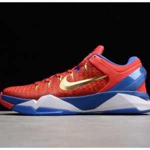 Nike Zoom Kobe Vii Rlx Red Blue Metallic Gold 488371-406 - Image 14