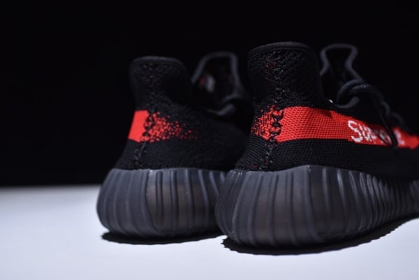 Adidas Supreme Yeezy Boost 350 V2 Black And Red - Image 2