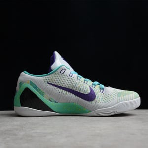 Nike Kobe 9 Grey Green Purple 630487-005 - Image 5