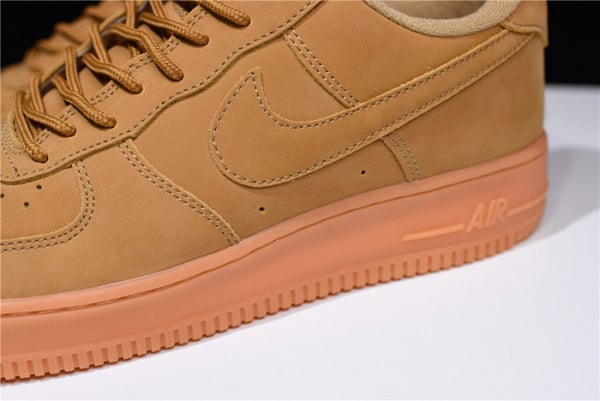 Nike Air Force 1 07 Wb Flax/Flax-Gum Wheat Basketball Shoes Aa4061-200 - Image 5