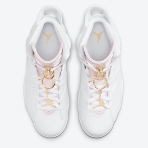 Nike Air Jordan 6 Retro ?Gold Hoops? Dh9696-100 - Image 3