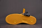 Nike Air Force 1 Low Off-White University Gold Metallic Silver Dd1876-700 - Image 9