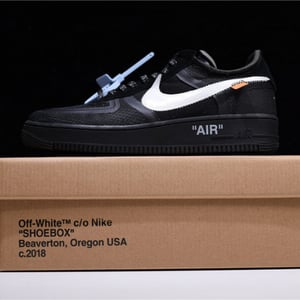 Off-White Nike Air Force 1 Low Black Ao4606-001 - Image 50