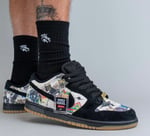 Nike SB Dunk Low Supreme Rammellzee Fd8778-001 - Image 3