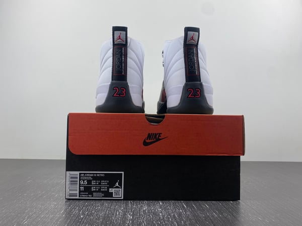 Air Jordan 12 Red Taxi Ct8013-162 - Image 6