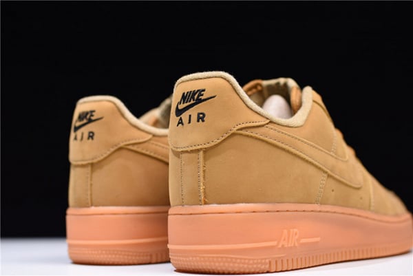 Nike Air Force 1 07 Wb Flax/Flax-Gum Wheat Basketball Shoes Aa4061-200 - Image 3
