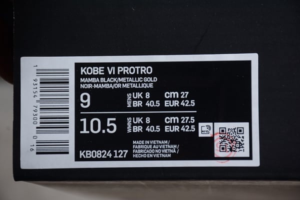 Nike Zoom Kobe 6 Balck Del Sol Kb0824-127 - Image 10