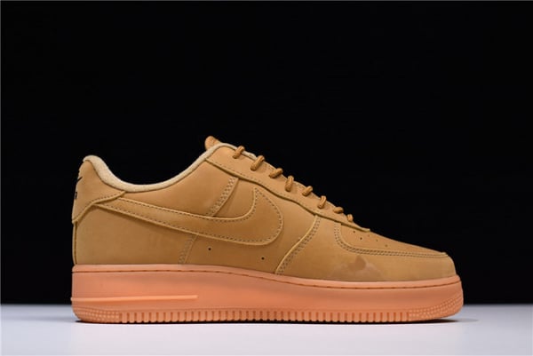 Nike Air Force 1 07 Wb Flax/Flax-Gum Wheat Basketball Shoes Aa4061-200 - Image 13