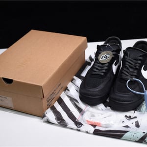 Off-White Nike Air Force 1 Low Black Ao4606-001 - Image 30